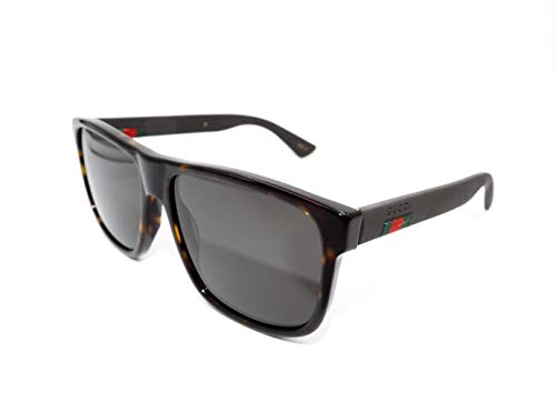 Gucci Polarized Grey Square Men’s Sunglasses