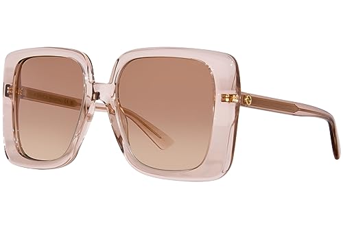 Gucci Gg1314S 005 Beige/Brown Mirrored Oversized
