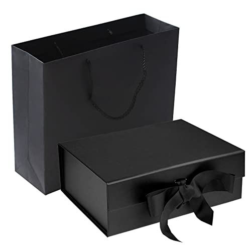 Ruifyray Black Luxury Magnetic Gift Box Lid