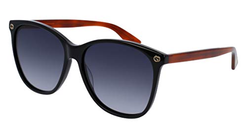 Gucci Fashion Sunglasses, 58/16/140, Black / Grey
