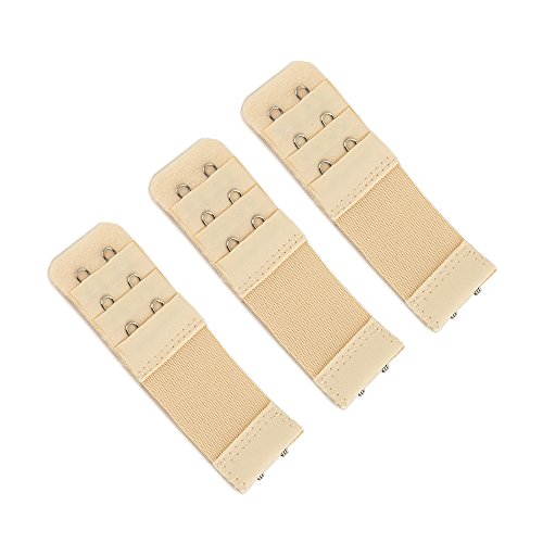 More Me Love Stretch Elastic Bra Extender 3-Pack