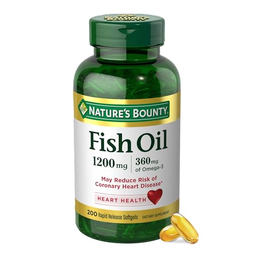 Nature’s Bounty Fish Oil, Supports Heart Health