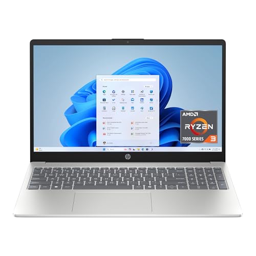 Hp 15.6 Inch Laptop, Hd Touchscreen Display, Amd