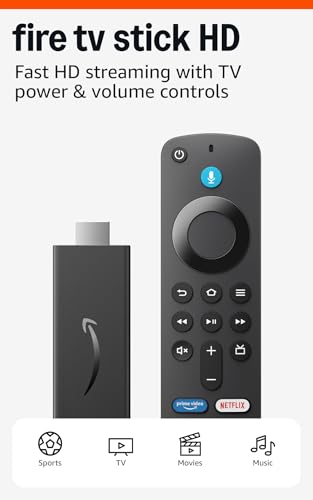 Amazon Fire Tv Stick Hd (Newest Model), Free Live