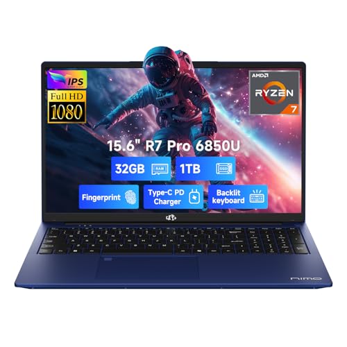 Nimo 15.6″ Fhd Light-Gaming-Laptop, 8 Cores Amd