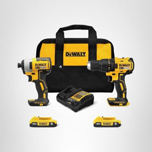 Dewalt 20V Max Cordless Drill Impact Driver, Power