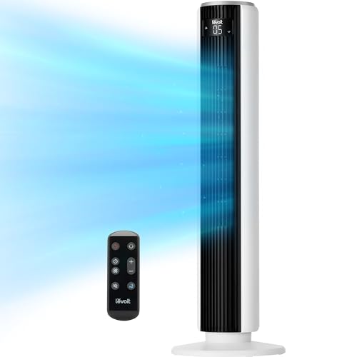 Levoit Tower Fan Bedroom, 90° Oscillating Standing