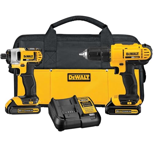 Dewalt 20V Max Cordless Drill Impact Driver, Power