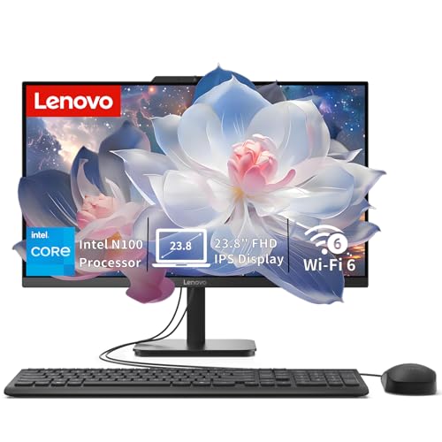Lenovo Ideacentre All–One Desktop Computer, 24″