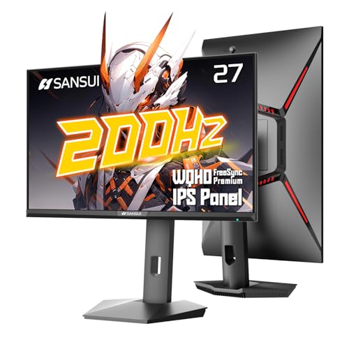 Sansui Gaming Monitor 27 Inch 1440P 200Hz 180Hz