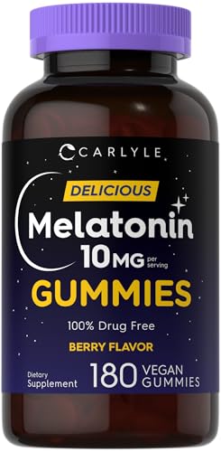 Carlyle Melatonin Gummies 10Mg | 180 Count | Adult