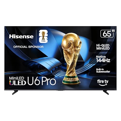 Hisense 65″ U6 Pro Series Mini‑Led Uled 4K Uhd Hdr