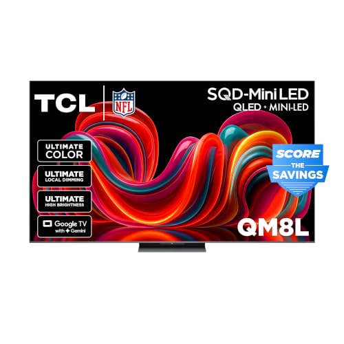 Tcl 65 Inch Class Qm8L Series | Sqd-Mini-Led Qled