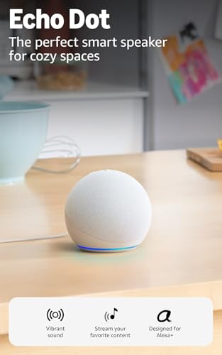 Amazon Echo Dot (Newest Model) – Vibrant Sounding