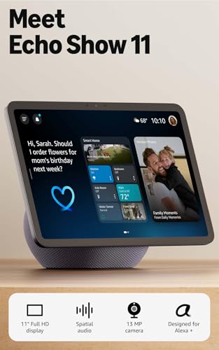 Amazon Echo Show 11 (Newest Model), Vibrant Full